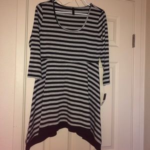 Striped flowy top